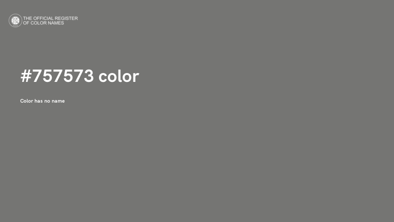 #757573 color image