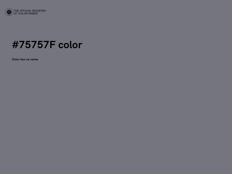 #75757F color image