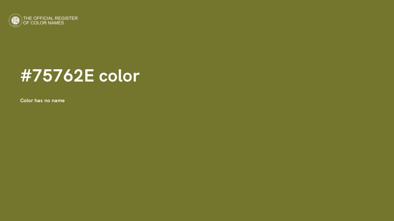 #75762E color image