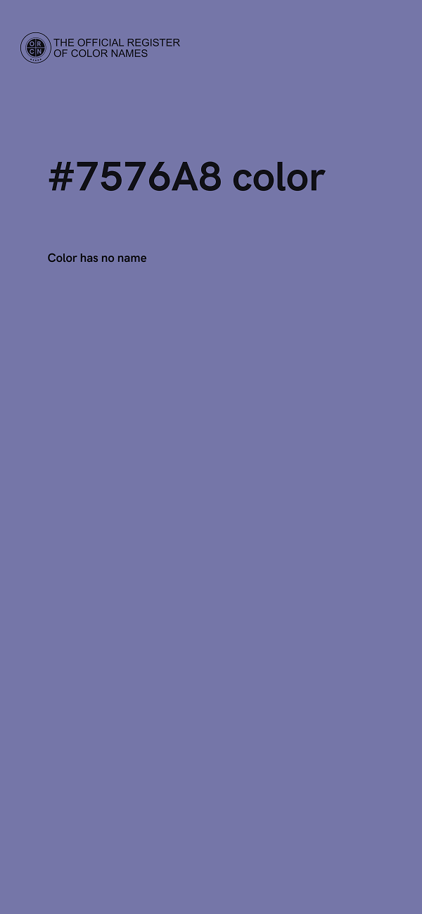 #7576A8 color image