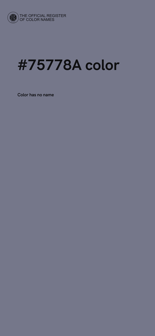 #75778A color image