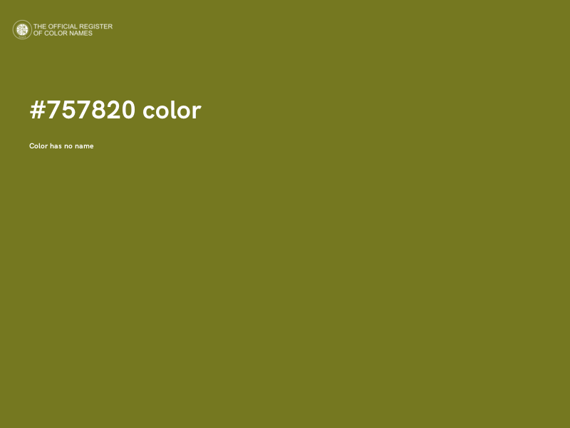 #757820 color image