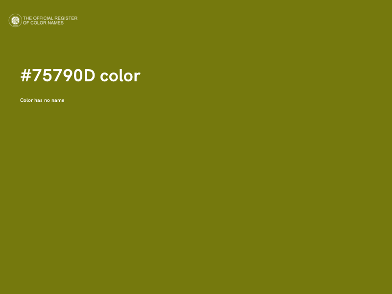 #75790D color image