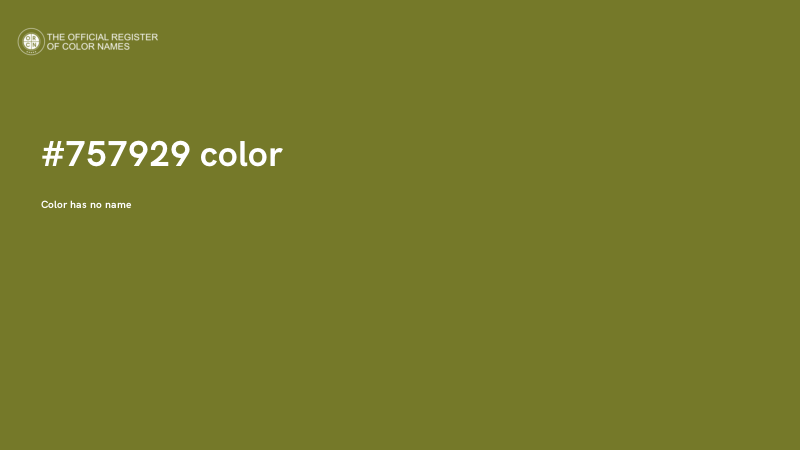 #757929 color image