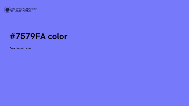 #7579FA color image