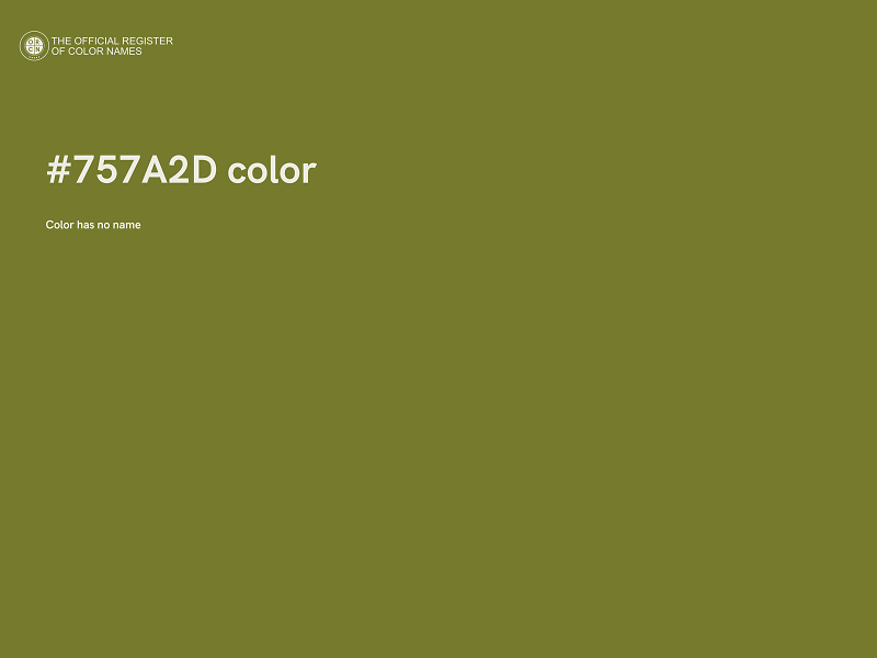 #757A2D color image