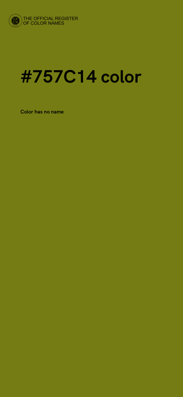 #757C14 color image