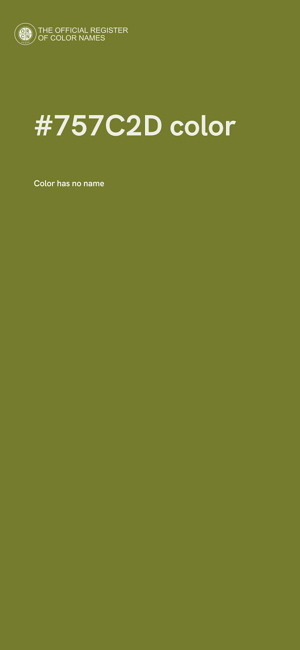 #757C2D color image