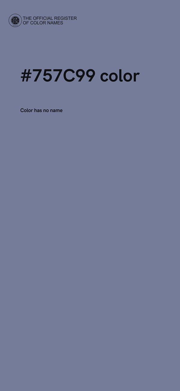 #757C99 color image