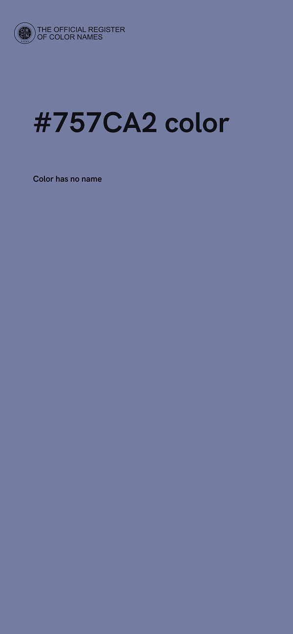 #757CA2 color image
