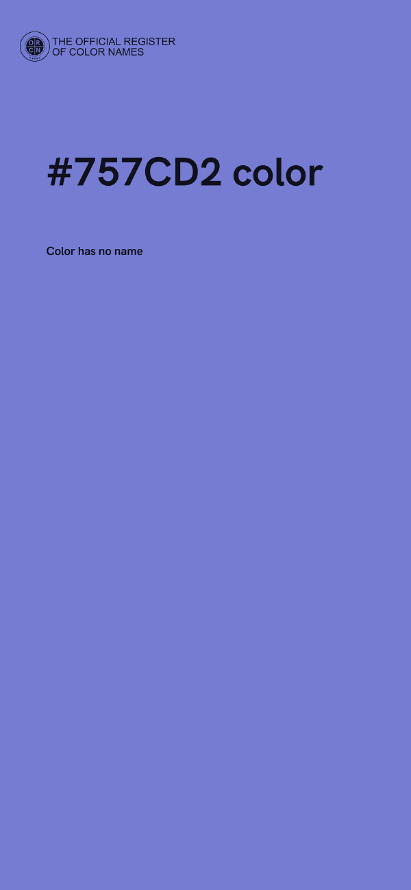 #757CD2 color image