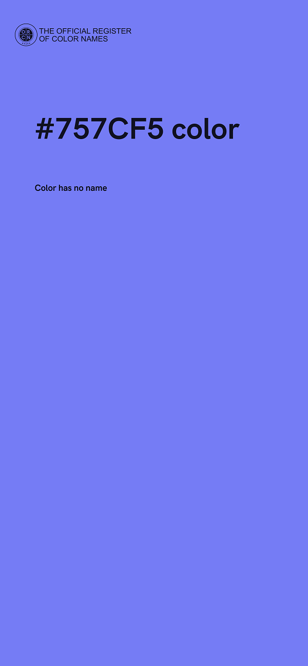 #757CF5 color image