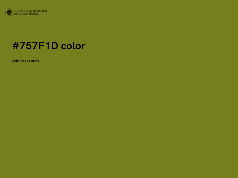 #757F1D color image
