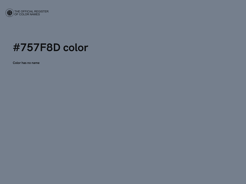 #757F8D color image