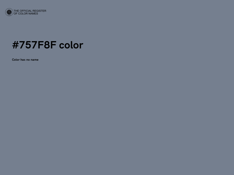 #757F8F color image