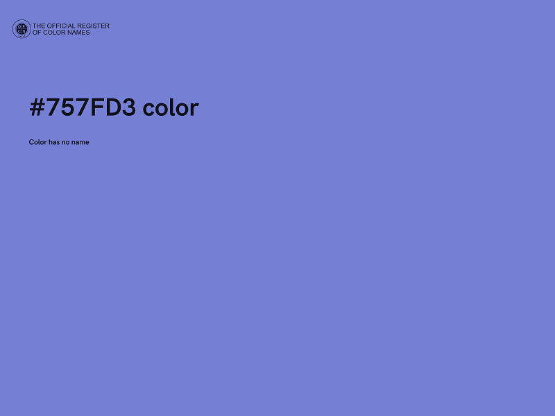 #757FD3 color image