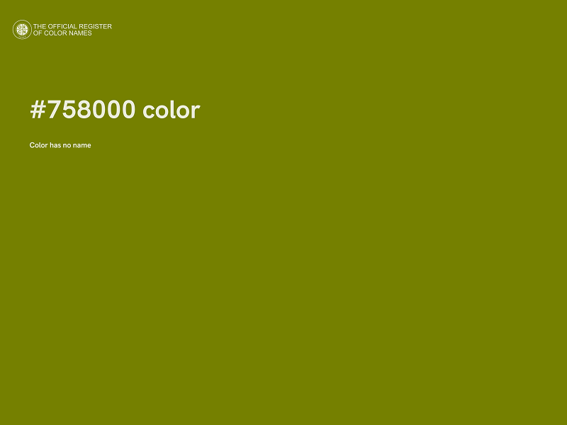 #758000 color image