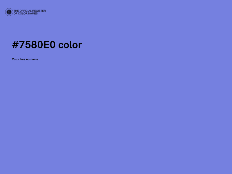 #7580E0 color image