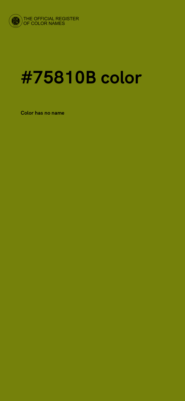 #75810B color image