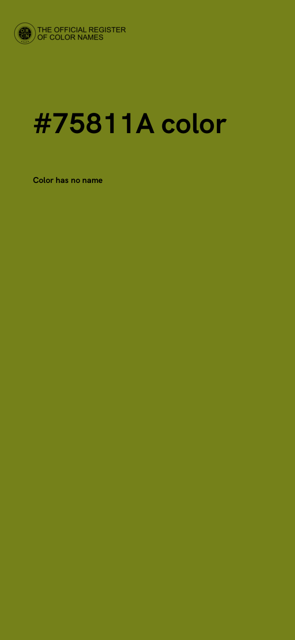 #75811A color image