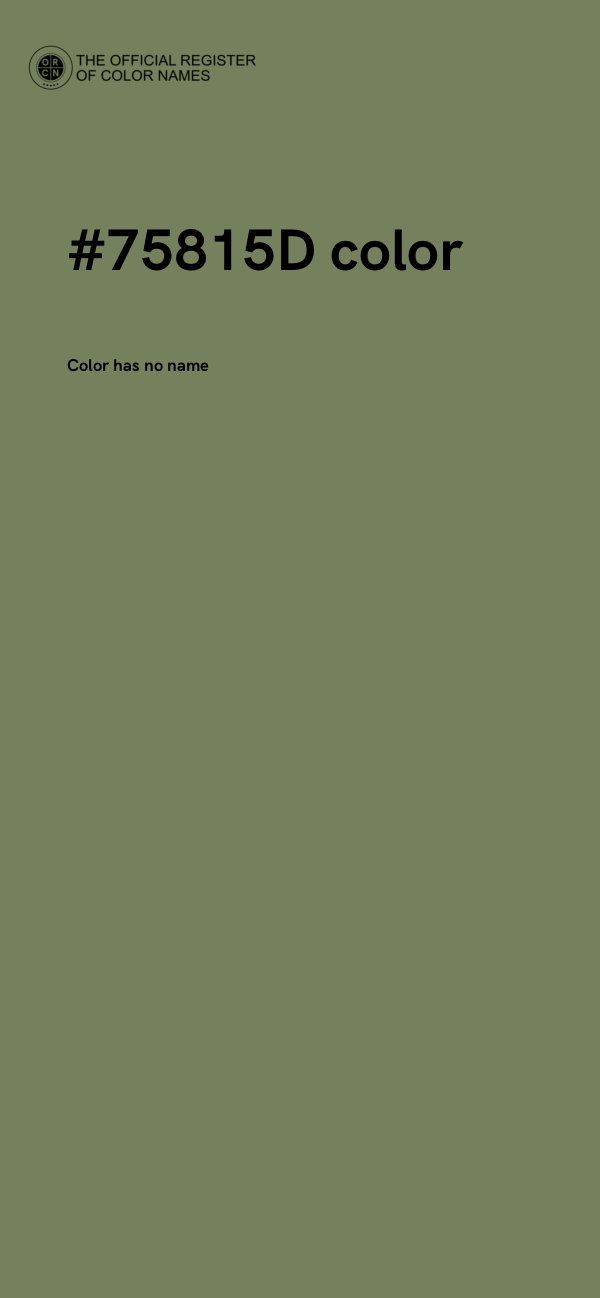#75815D color image