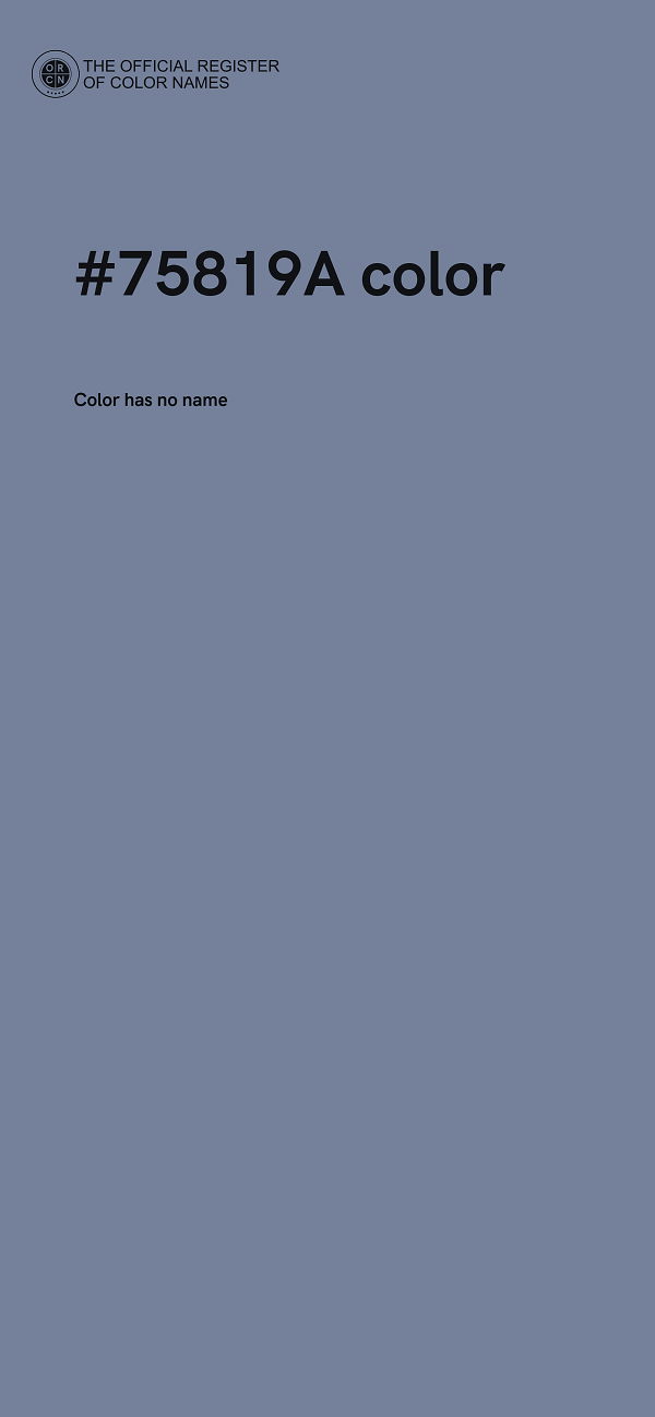 #75819A color image