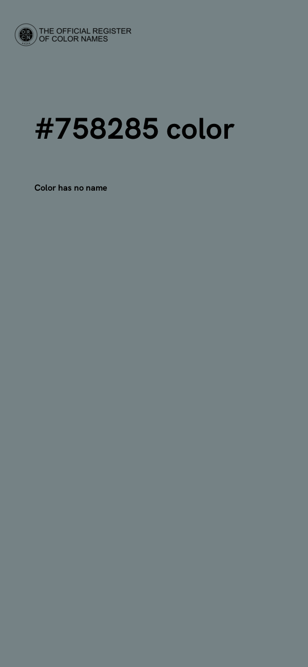 #758285 color image