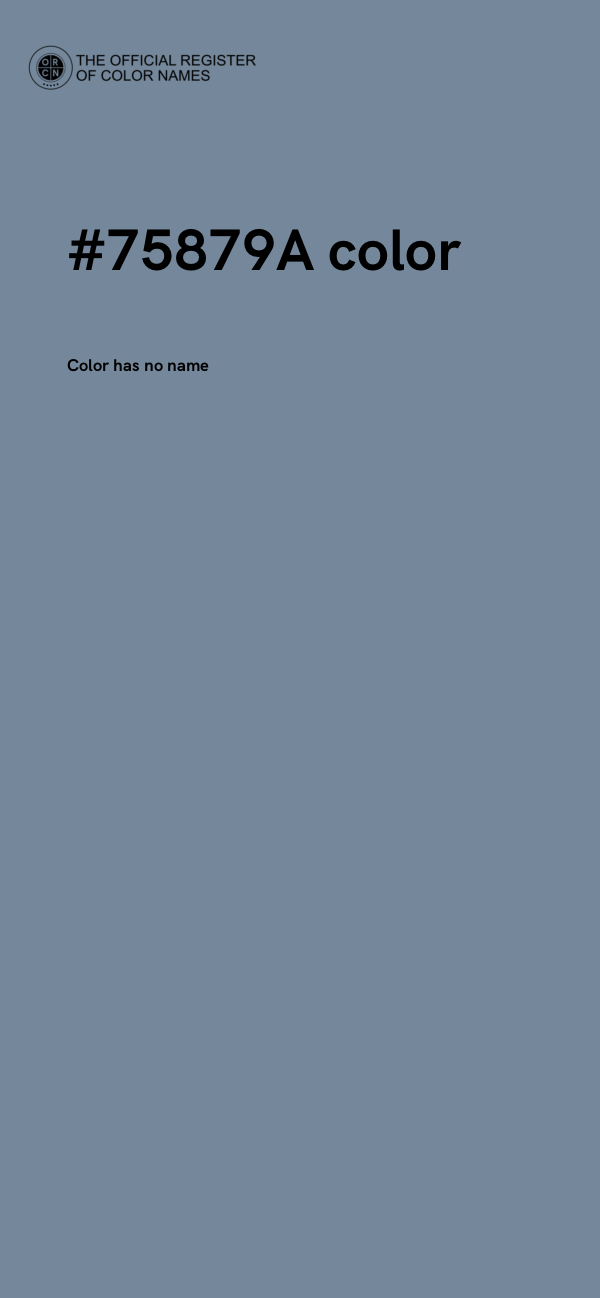 #75879A color image