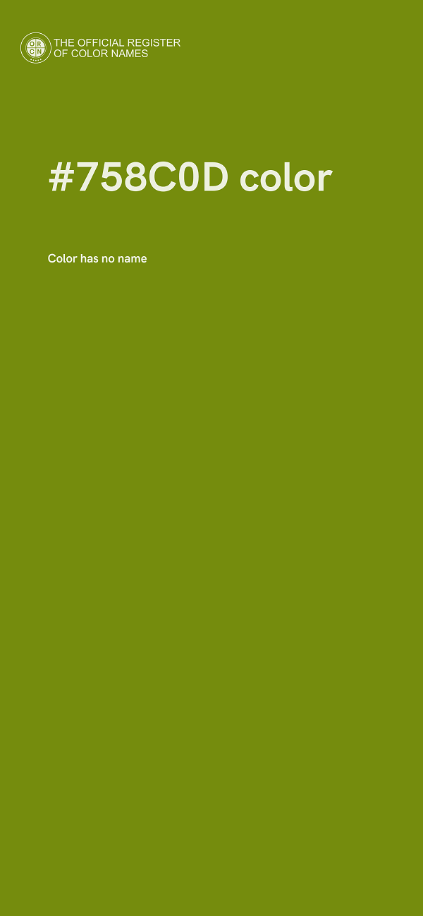 #758C0D color image