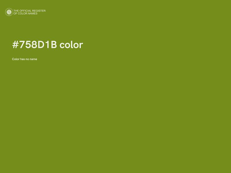 #758D1B color image