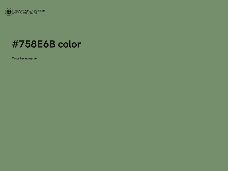 #758E6B color image