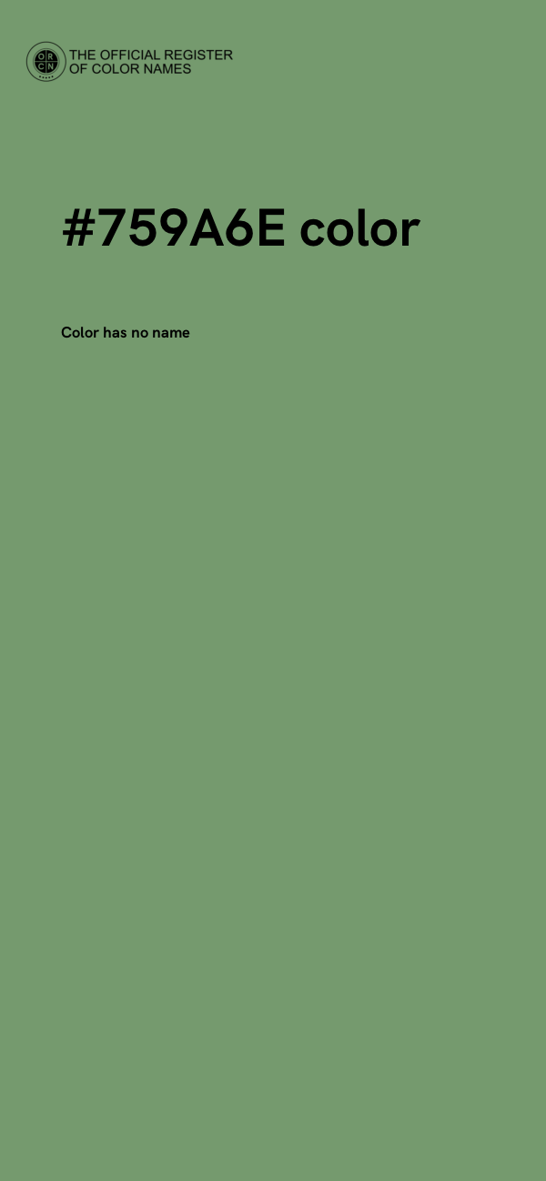#759A6E color image