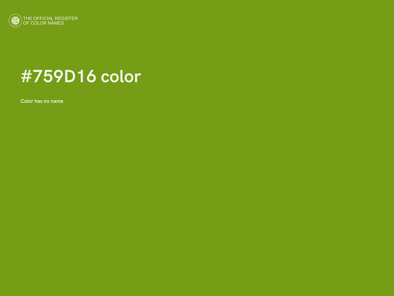 #759D16 color image