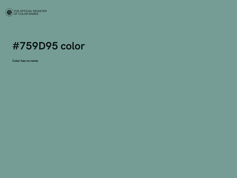 #759D95 color image