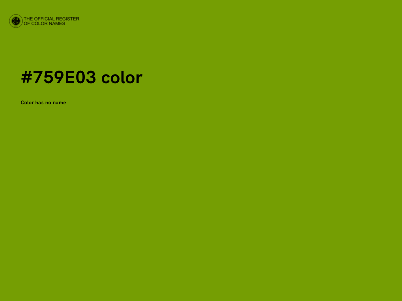 #759E03 color image