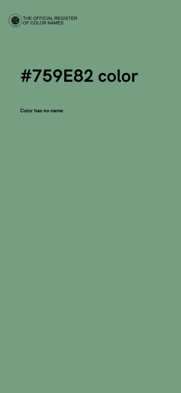 #759E82 color image