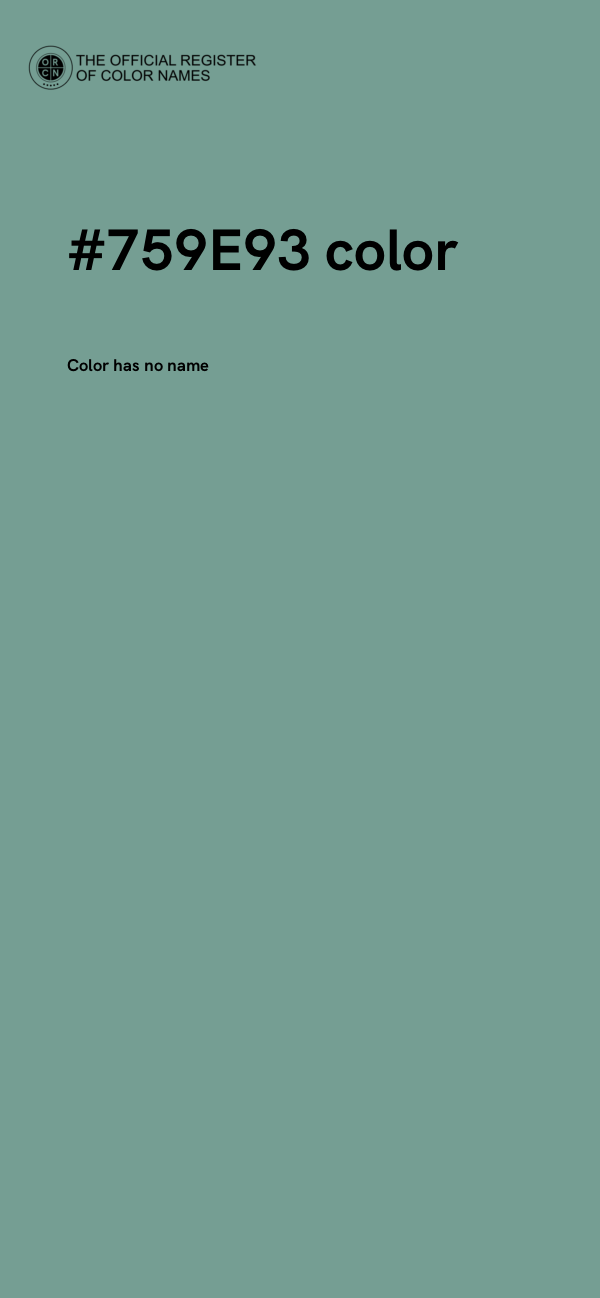 #759E93 color image