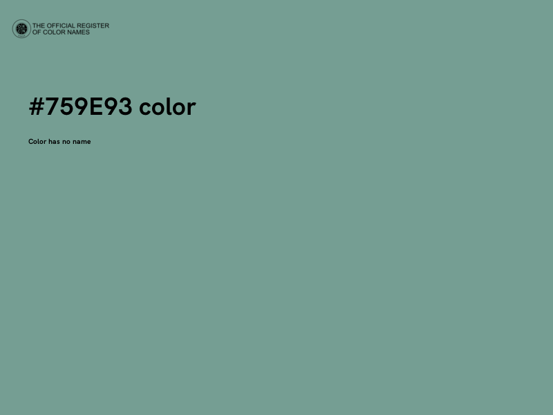 #759E93 color image
