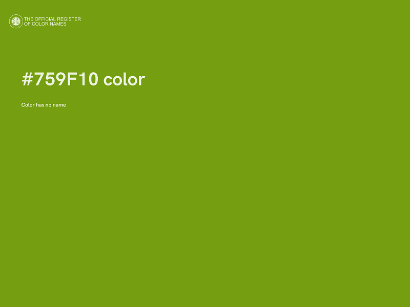 #759F10 color image