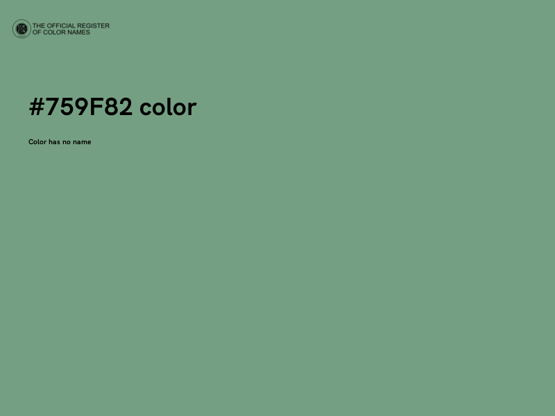 #759F82 color image