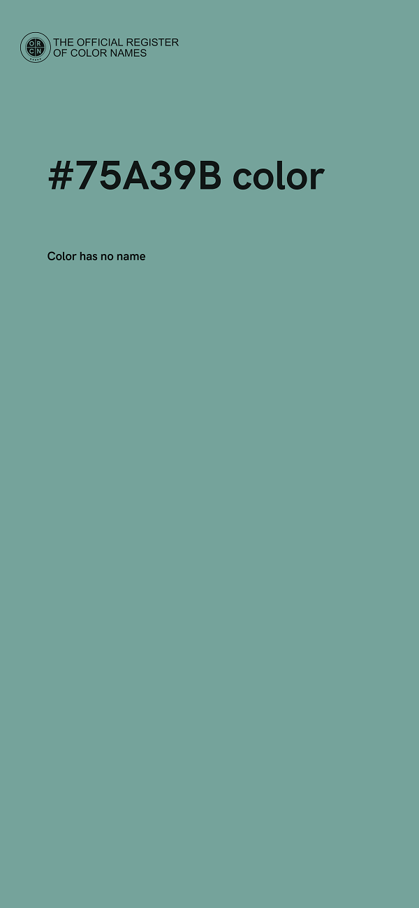 #75A39B color image