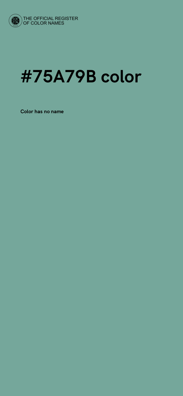 #75A79B color image