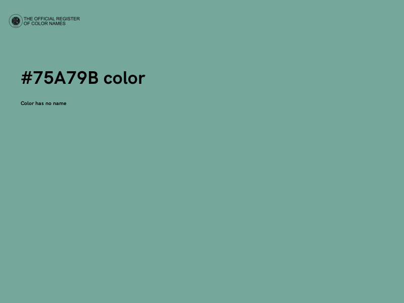#75A79B color image