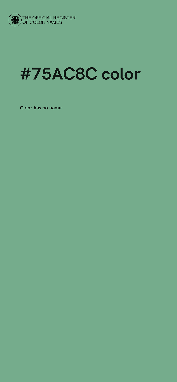#75AC8C color image