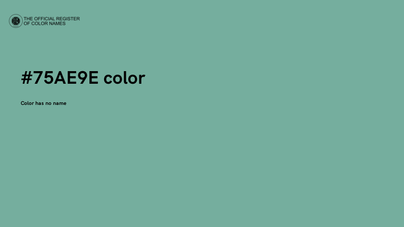#75AE9E color image