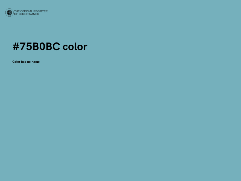 #75B0BC color image
