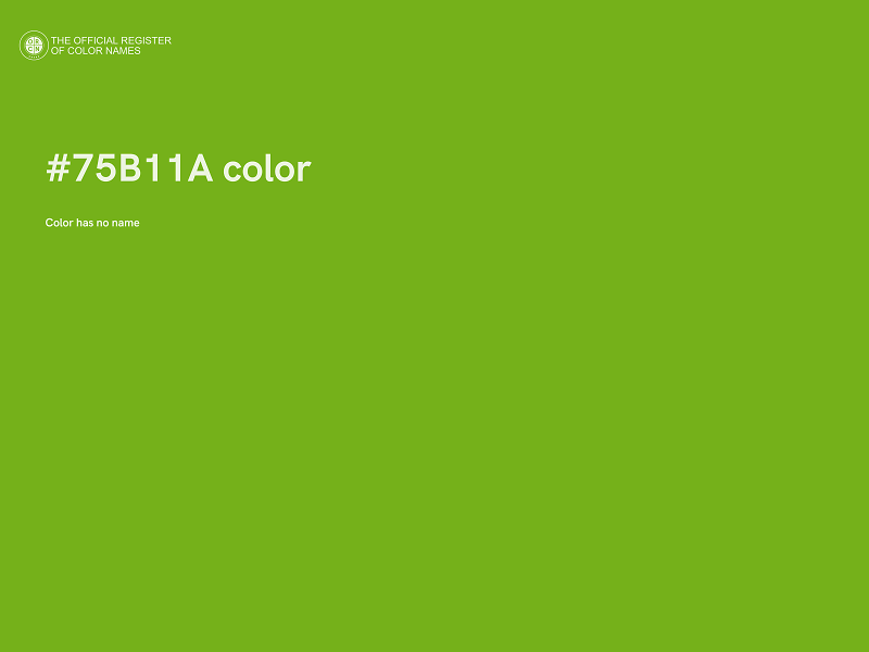 #75B11A color image