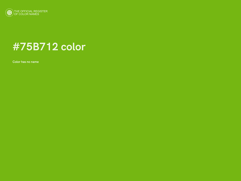 #75B712 color image