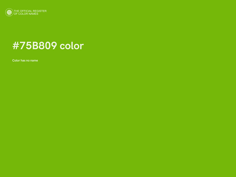 #75B809 color image