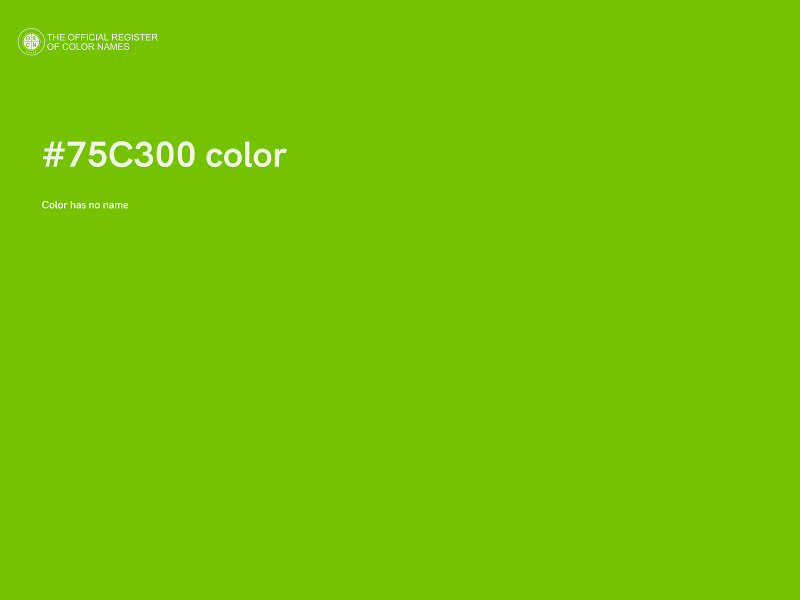#75C300 color image
